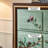 Green Solid + Manufactured Wood Accent Cabinet