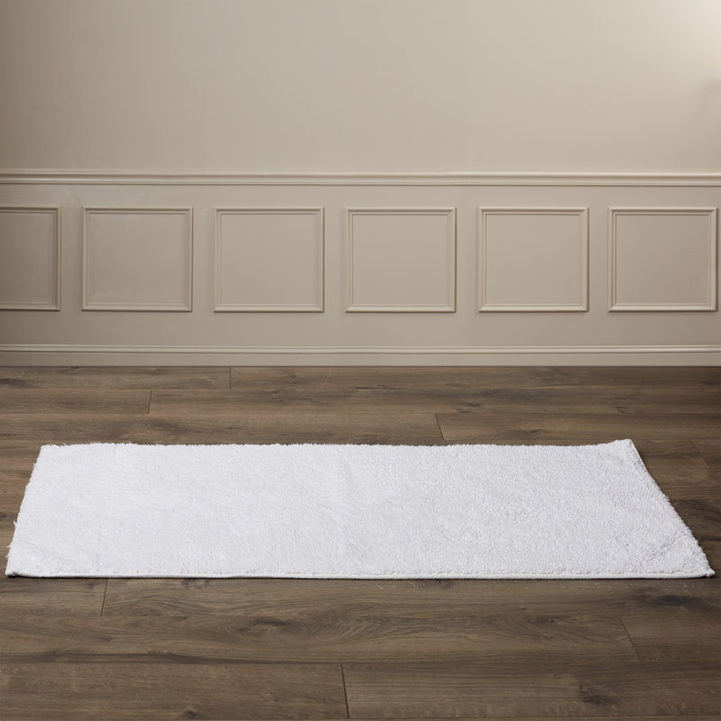 Tapis pour salle de bain Roanoke, Blanc, 24 po x 40 po