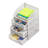 Mind Reader Desktop Accessory Storage, Paper Binder Clip Basket, Workspace, Office, Metal Mesh, 4.75"L x 5"W x 8"H-102346477