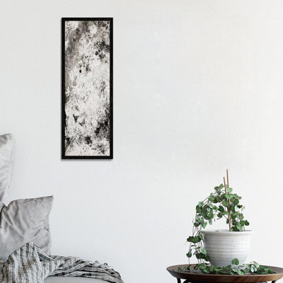 Chaotic Calm One Neutral 1 Piece Panoramic Wall Art on Canvas