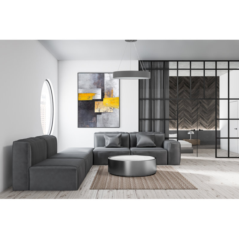 Amenda 2 - Light Drum Pendant, Grey 