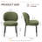 Upholstered Dining Chair with Thick Cushioned Seat-1094615737