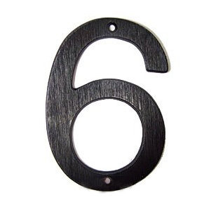 5 po. Numéro de maison de campagne