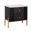 Nightstand with 2 Storage Drawer-1040100585