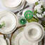 Chitra Piece Porcelain China Dinnerware Set - Service for 6