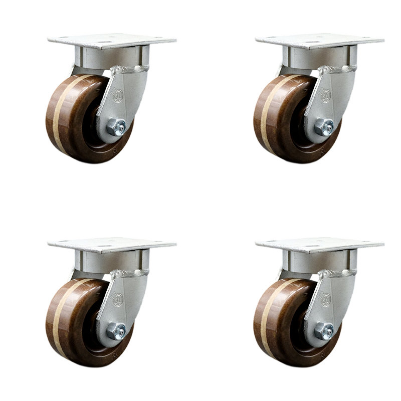 Kingpinless High Temp Swivel Caster
