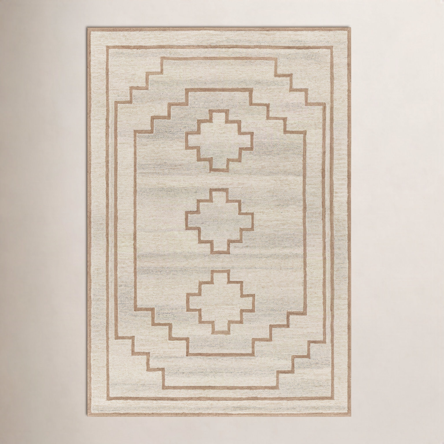 Urso Hand-Tufted Moroccan Rug, Rectangle 5'7" x 6'