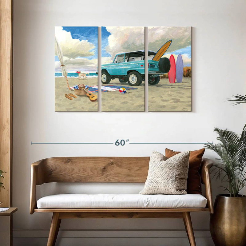 Mehar Beach Ride II, 28" H x 45" W