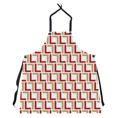 Ensworth Geometric Bib Apron