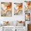 «Abstract Abstract Beige And Gold Geyser Paint II», reproduction d'art sur toile abstraite-385524187-385524184