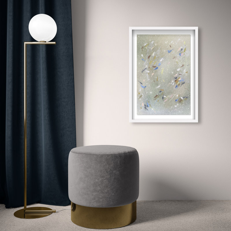 Spontaneous Trace Print by Oliver Gal, 31.5"H x 21.5"W, White Shadowbox