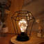 Lampe de table en métal à piles 8,5 po JHY DESIGN