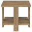 Ensemble de 3 tables basses et tables de bout Runnion Mango Brown (seulement avec table basse)