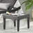 Side Table In Grey With Glass - And Rain Resistance Living Weather- Outdoor Enjoyment-1157093537