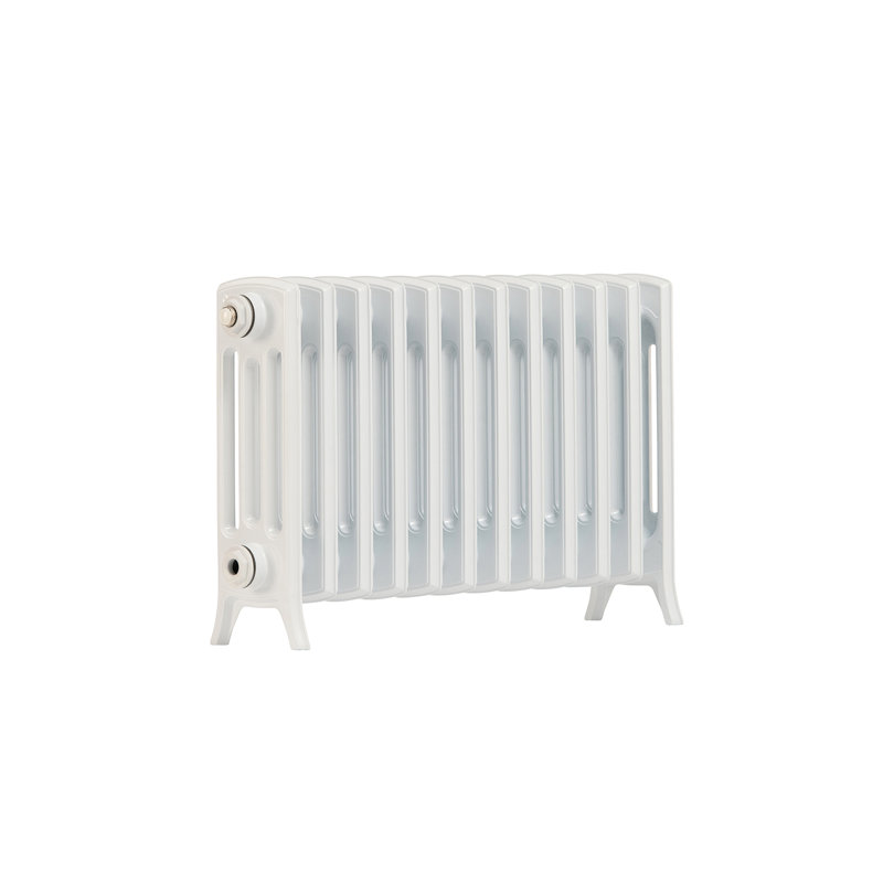 Romelia Horizontal Traditional Colosseum Radiator, 450cm, White