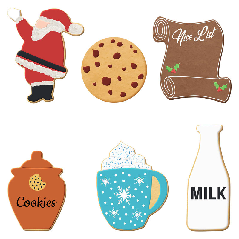 CookieCutter.com 6 -Piece Non-Stick Cookie Cutter