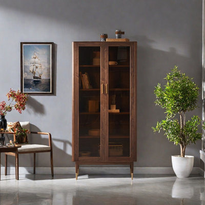Nordic style large capacity bookcase