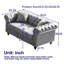 Canapé Chesterfield de 63,5 po Modern Modern-111932102-111932104