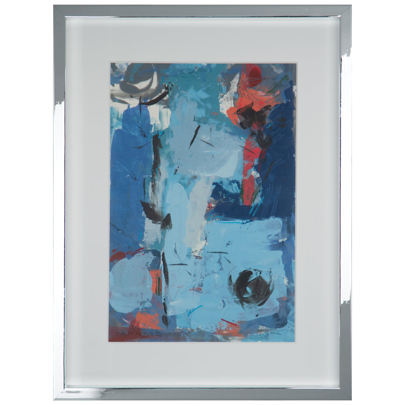Cobalt Heights III Print by S.Stone