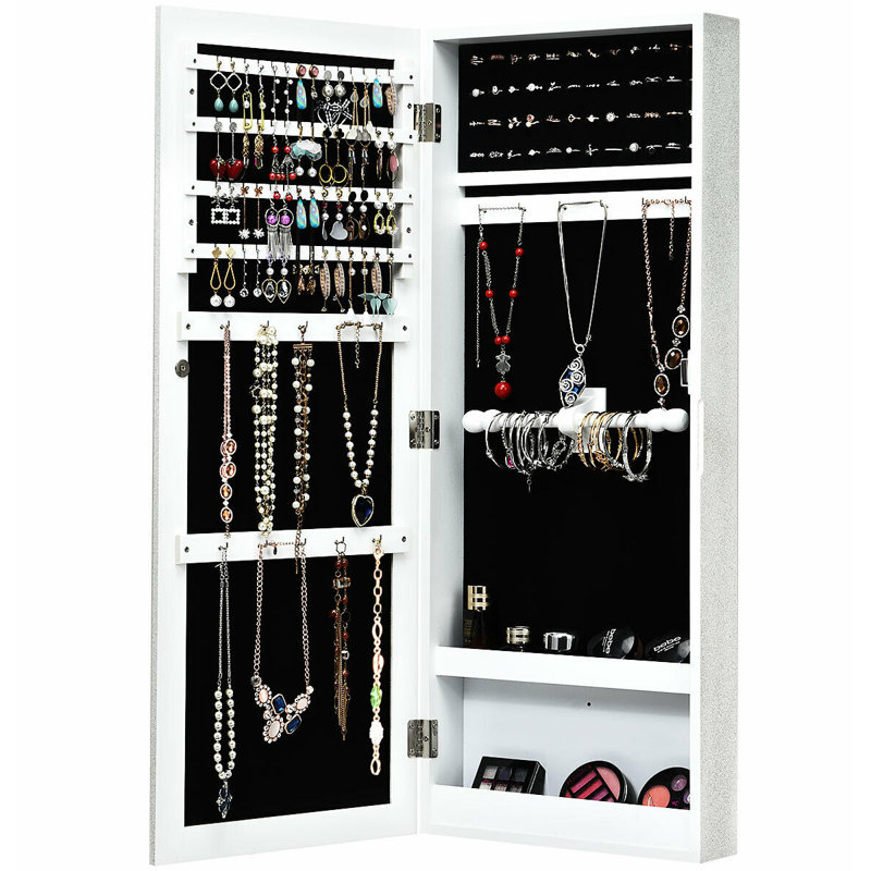 Armoire pour bijoux avec miroir Indi