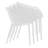 Farrah Sky Armchair 4 Person Dining Set-103830401