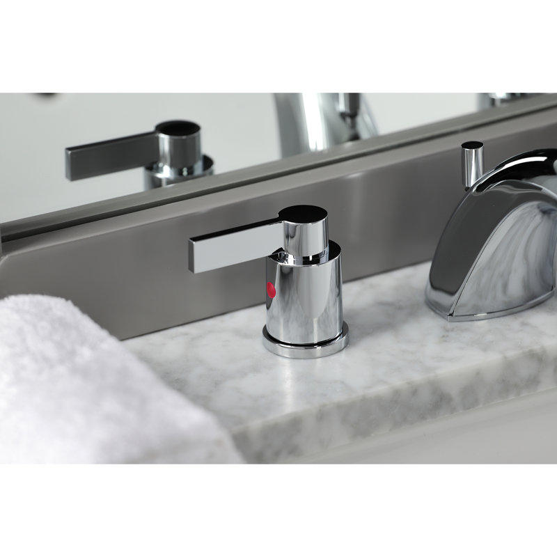 NuvoFusion Polished Chrome Mini-Widespread Bathroom Faucet