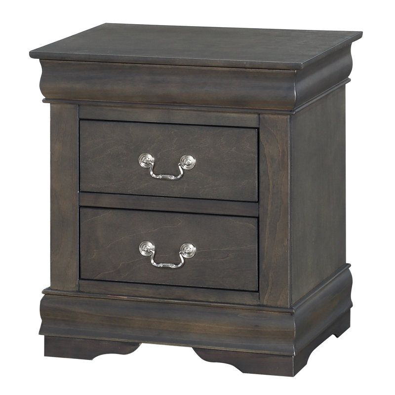 Engstrom 21'' W Nightstand, Dark Gray