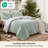 Bedsure Twin Comforter Set – 2-Piece Sage Green Botanical Floral Bedding, Reversible Soft Comforter with 1 Pillow Sham, Perfect for Spring Refresh & Cozy Bedroom Decor-120704432-120704436