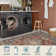 Persian Seal Plush Area Rug – Timeless Textured Accent with Non-Slip Base