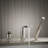Composed Deck-Mount Bath Faucet With Handshower-94426545