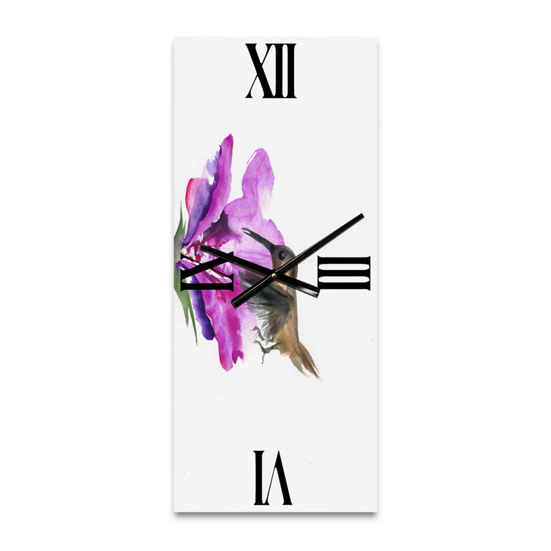 Horloge murale Fuchia, Petit