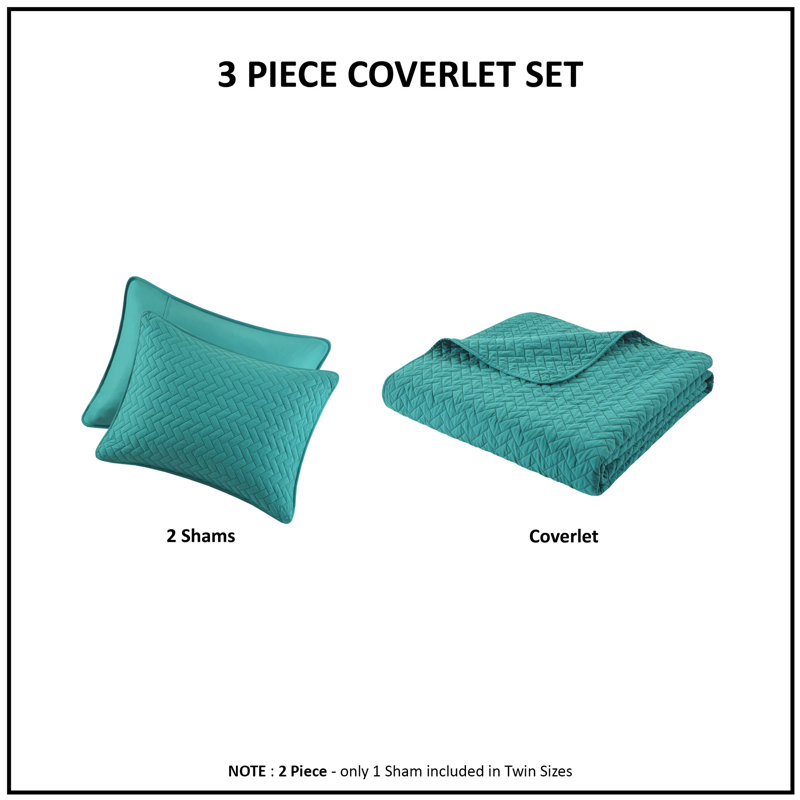 Peacock Velvet King Quilt Set with Cotton Herringbone Pattern