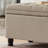 Meshell Linen Blend Upholstered Storage Bench-1278784035