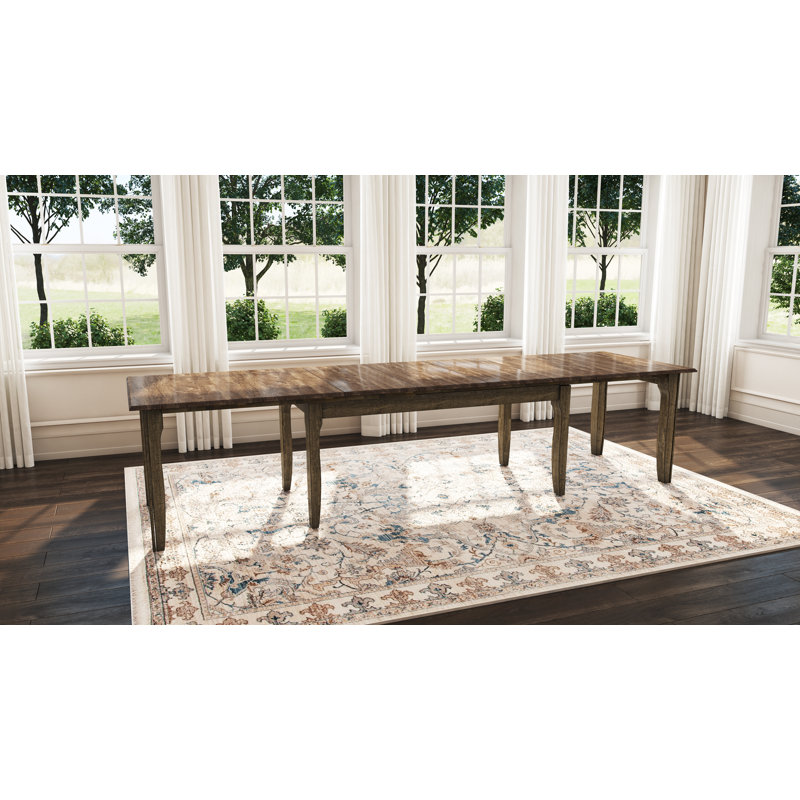 Ghia Solid Wood Top Dining Set, 11 Pieces: Table, 10 Chairs