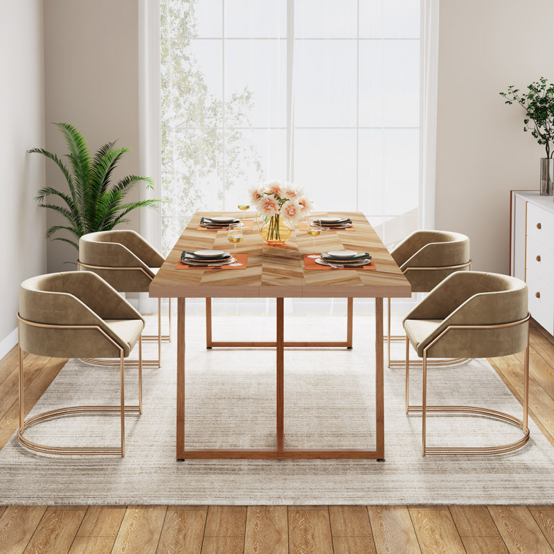 Leesen 70.9'' Rectangular  Dining Table for 6