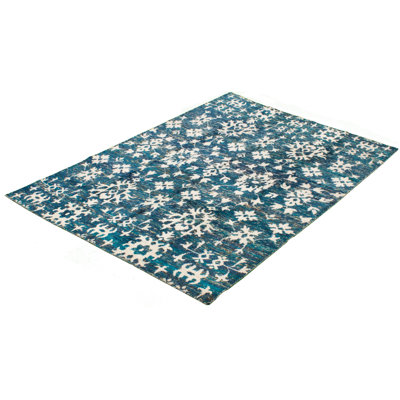 Diandrea One-of-a-Kind 8'0" X 9'10" New Age Silk Area Rug in