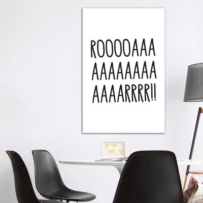 Rrooaarr - reproduction d'art textuel