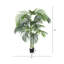 Palmier artificiel doré 6 pi avec pot en plastique noir, plante tropicale artificielle pour la décoration intérieure et extérieure, palmier artificiel résistant aux rayons UV