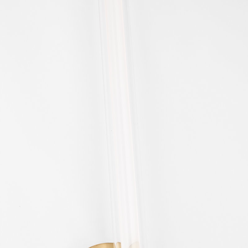 Poza 2 - Light LED Bath Sconce, Hand-Rubbed Antique Brass, 5" H x 31.7" W x 2.8" D