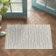 Tapis d'entrée à motif géométrique crème / beige 3 pi x 5 pi (2 pi 7 po x 4 pi 11 po) Ansel-1844035250