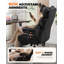 COMHOMA Adjustable Faux Leather Swiveling PC & Racing Game Chair-126344831
