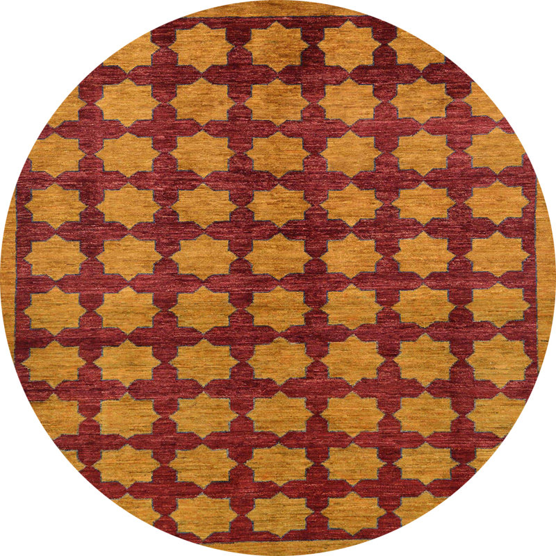 Abstract Indoor Rug, Round 3'