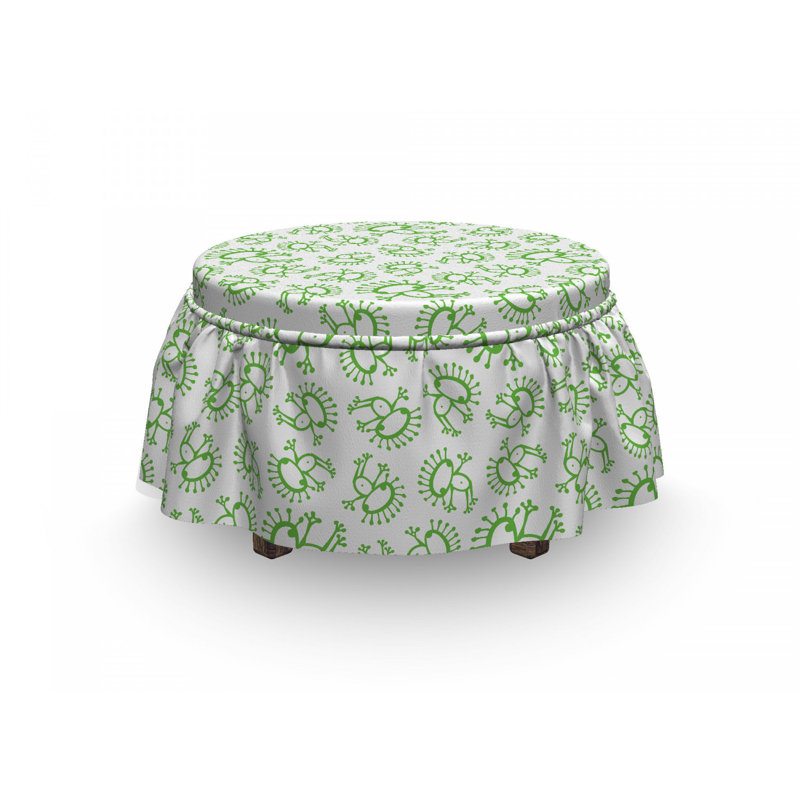 Ensemble de housse pour à coussins carrés 2 pièces doodle
