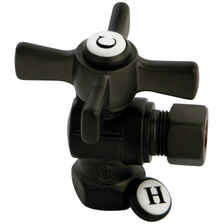 Millennium 0.38" FIP x 0.38" OD Compression Angle Valve, Oil Rubbed Bronze