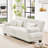 Stoughton Modern 2-Seater Chenille Upholstered Sofa-109927925
