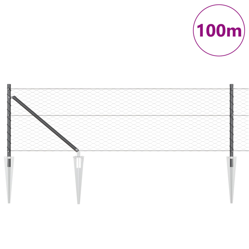 60 cm H x 10000.01 cm W Fence Panels Fencing