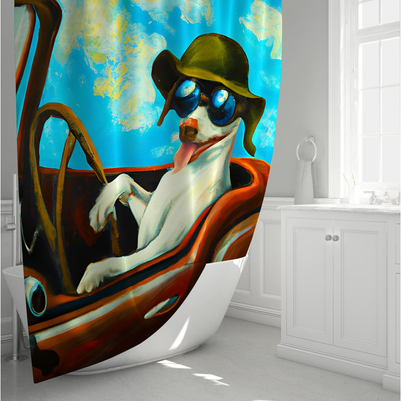 Rideau de douche Chewey, H 72 po x l 70 po