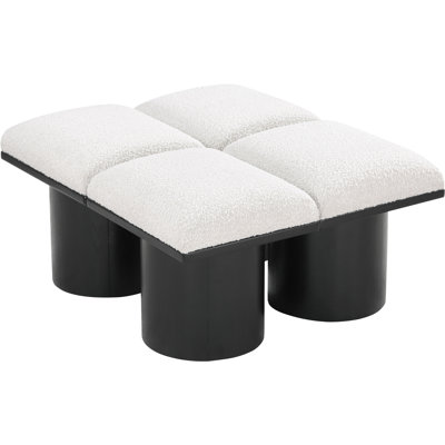 Horatia Boucle Upholstered Bench