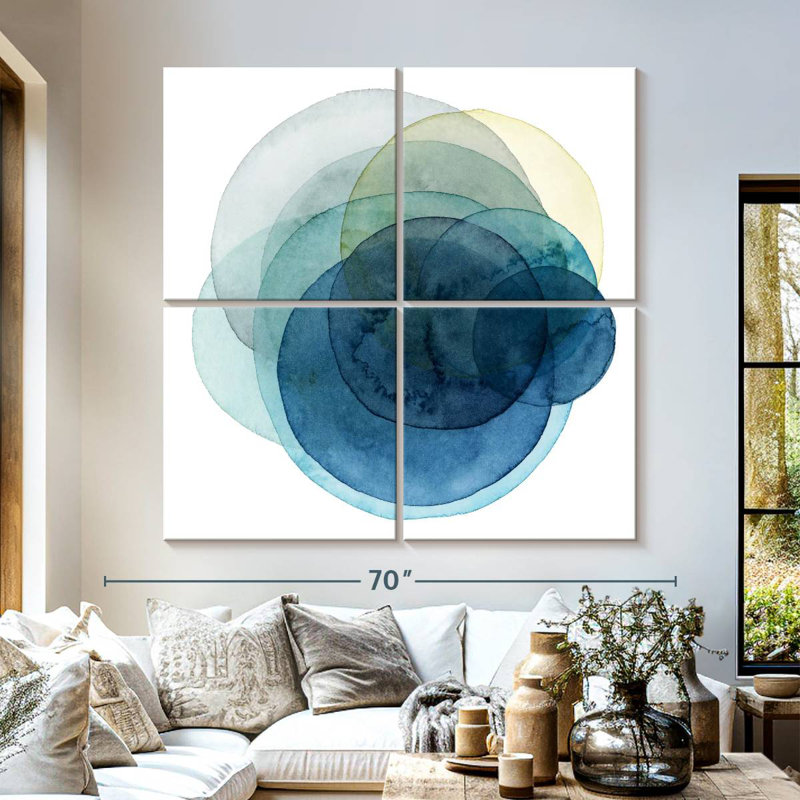 Avery Evolving Planets I, 57" H x 57" W