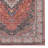 Emanuel Traditional Machine Woven Flatweave Red and Ivory Area Rug with Non Skid Backing-282581407